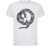 Детская футболка Змія круг Белый фото