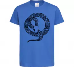 Детская футболка Кобра контур тонкий Лимонный фото