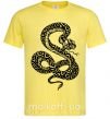 Мужская футболка Гремучая змея Лимонный фото