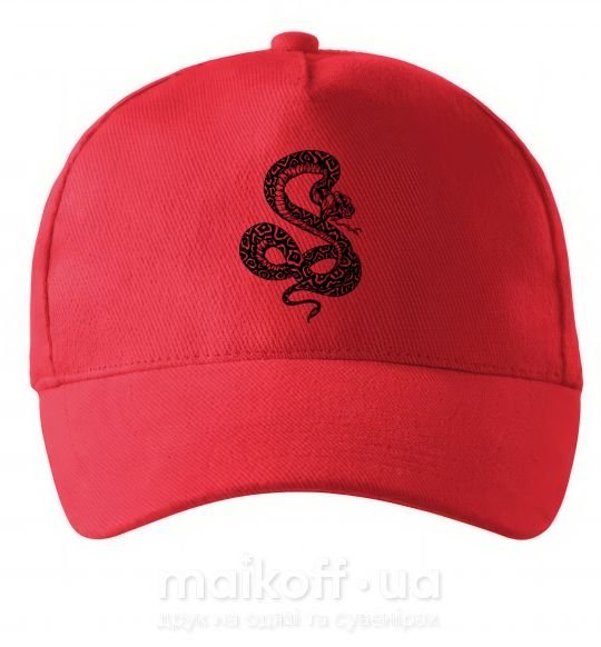 Кепка Гремучая змея Красный фото