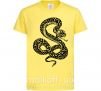 Дитяча футболка Гремучая змея Лимонний фото