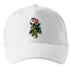 Кепка Змія на листках Білий Кепка Змія на листках Білий фото