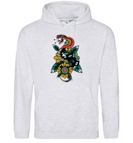 Мужская толстовка (худи) Змія на листках Мужская толстовка (худи) Змія на листках