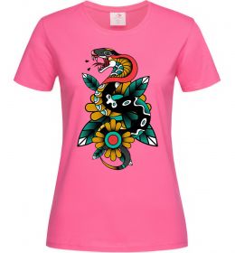 Жіноча футболка Змія на листках