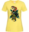 Женская футболка Змія на листках Лимонный фото