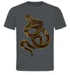 Мужская футболка Коричневий змій Графит фото