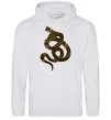 Жіноча толстовка (худі) Коричневий змій Сірий меланж Жіноча толстовка (худі) Коричневий змій Сірий меланж фото