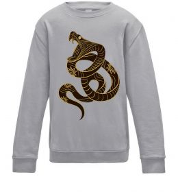 Детский Свитшот Коричневий змій