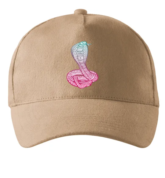 Кепка Кобра градієнт Пісочний фото