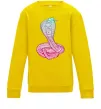 Детский Свитшот Кобра градієнт Солнечно желтый фото