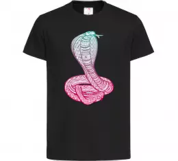 Детская футболка Кобра контур тонкий Лимонный фото