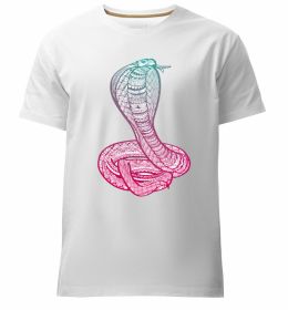 Мужская премиум футболка Кобра градієнт