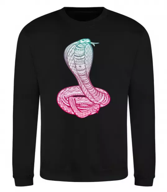 Свитшот Кобра градієнт Черный фото