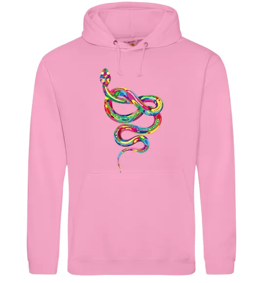 Жіноча толстовка (худі) Яскрава змія Рожевий фото