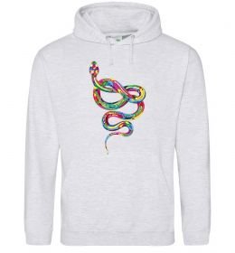 Женская толстовка (худи) Яскрава змія