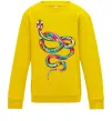 Детский Свитшот Яскрава змія Солнечно желтый фото