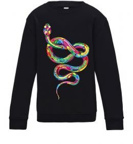 Детский Свитшот Яскрава змія