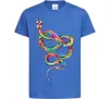 Детская футболка Яскрава змія Ярко-синий Детская футболка Яскрава змія Ярко-синий фото