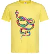 Чоловіча футболка Яскрава змія Лимонний Чоловіча футболка Яскрава змія Лимонний фото