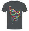Чоловіча футболка Яскрава змія Графіт Чоловіча футболка Яскрава змія Графіт фото