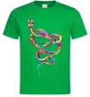 Чоловіча футболка Яскрава змія Зелений Чоловіча футболка Яскрава змія Зелений фото