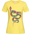 Женская футболка Яскрава змія Лимонный фото