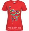 Жіноча футболка Яркая змея Червоний фото