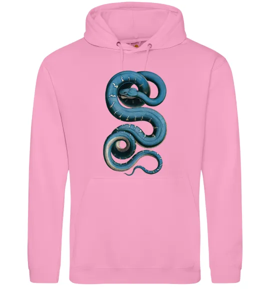 Женская толстовка (худи) Блакитна змія Розовый фото
