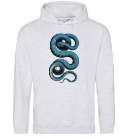 Жіноча толстовка (худі) Блакитна змія