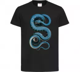 Детская футболка Кобра контур тонкий Лимонный фото