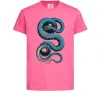Детская футболка Блакитна змія Ярко-розовый Детская футболка Блакитна змія Ярко-розовый фото