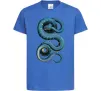 Детская футболка Блакитна змія Ярко-синий Детская футболка Блакитна змія Ярко-синий фото