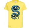 Детская футболка Блакитна змія Лимонный Детская футболка Блакитна змія Лимонный фото