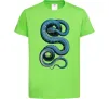 Детская футболка Блакитна змія Лаймовый Детская футболка Блакитна змія Лаймовый фото