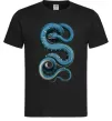 Мужская футболка Блакитна змія Черный Мужская футболка Блакитна змія Черный фото