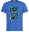 Мужская футболка Блакитна змія Ярко-синий Мужская футболка Блакитна змія Ярко-синий фото