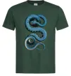 Мужская футболка Блакитна змія Темно-зеленый Мужская футболка Блакитна змія Темно-зеленый фото