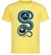 Мужская футболка Блакитна змія Лимонный Мужская футболка Блакитна змія Лимонный фото