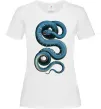 Женская футболка Блакитна змія Белый фото
